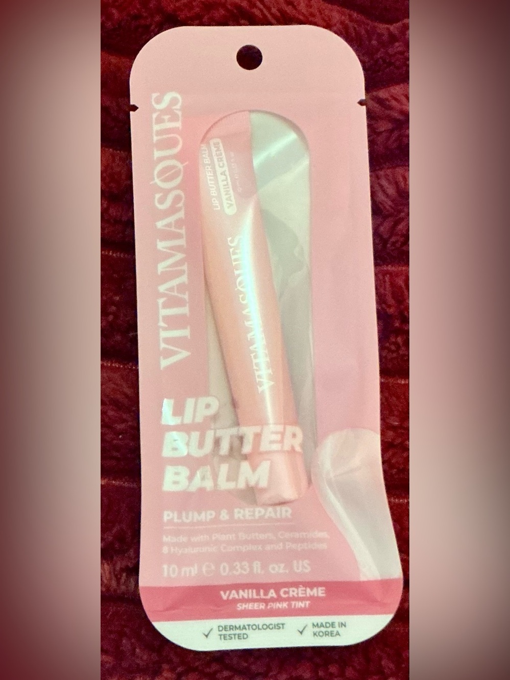 Lip Butter Balm – Pink Vanilla Crème